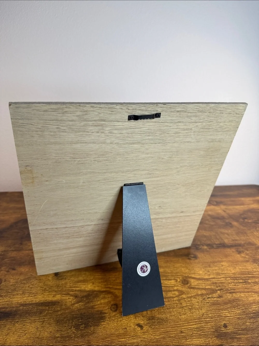 Unbranded Light Gray Wooden Wall Photo Clip Board, 12” x 12”